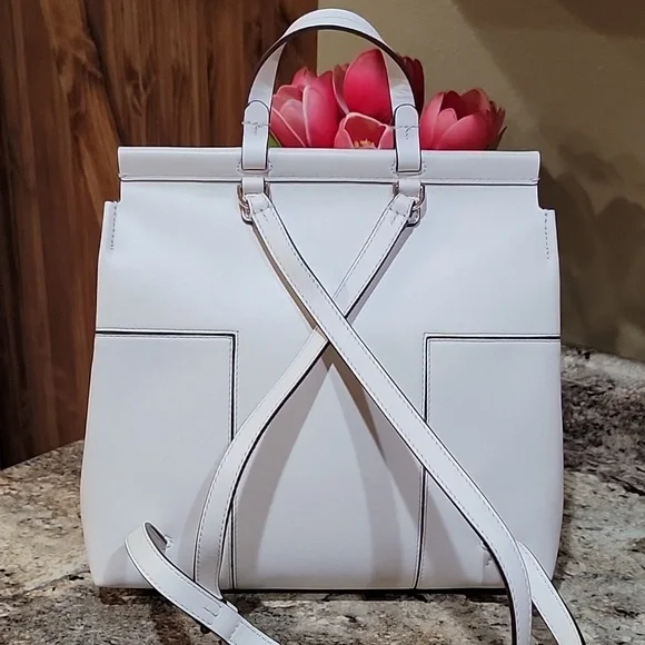 Tory Burch EUC Elegant White Backpack Handbag - Picture 4 of 10